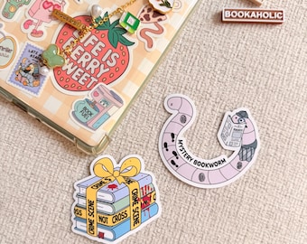 Bookish Sticker Pack Kindle Sticker Bundle Book Lover Sticker Sticker for Book Lover Bookworm Sticker E‑Reader Sticker Trendy Popular