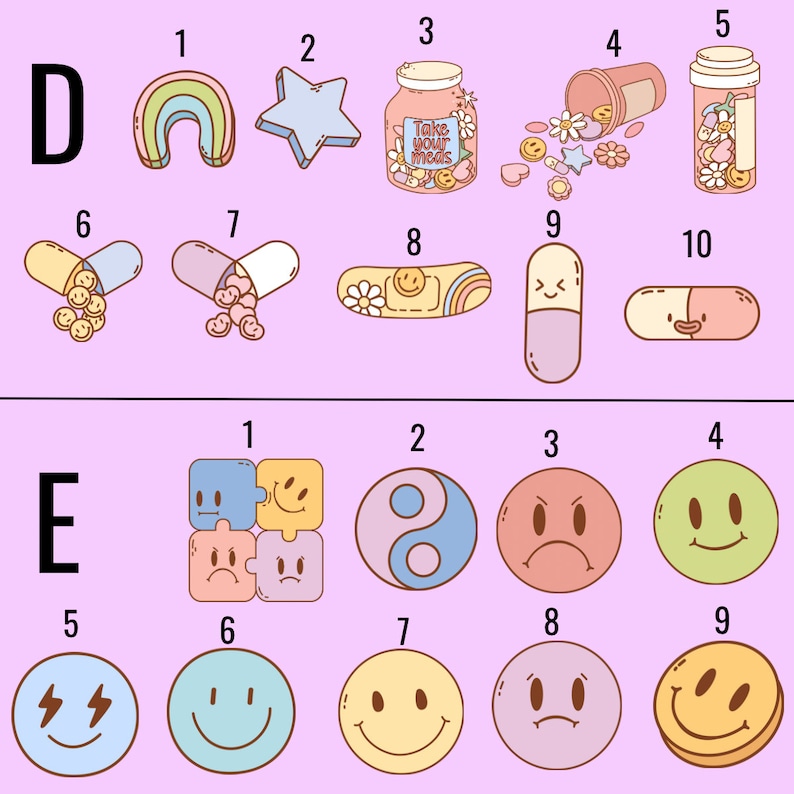 Mental Health Mini Stickers Positive Affirmations Waterproof Vinyl ...
