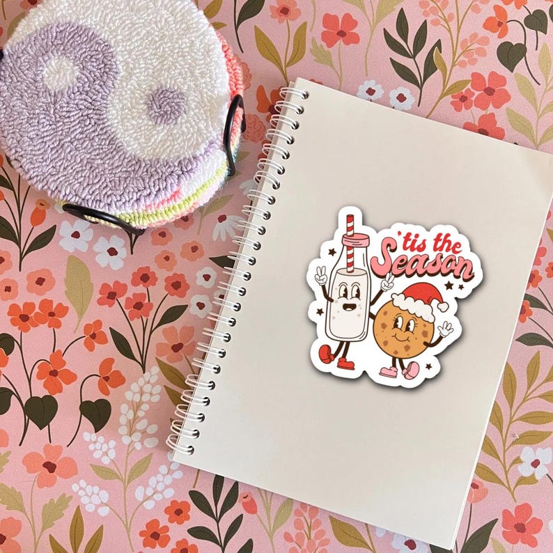 Christmas Homemade Stickerxmas Stickersanta Stickersnowman Stickercute