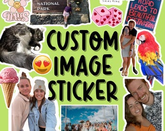 Custom Photo Sticker Waterproof Vinyl Decal for Laptop Journal Custom Photo Sticker Waterproof Vinyl Decal for Laptop Journal