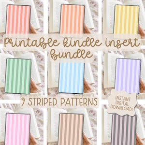 Digital Kindle Insert,Printable Insert,Kindle Accessory,Kindle Case,Digital Download,Instant Download,Insert,Kindle Cover Insert,Case Insert