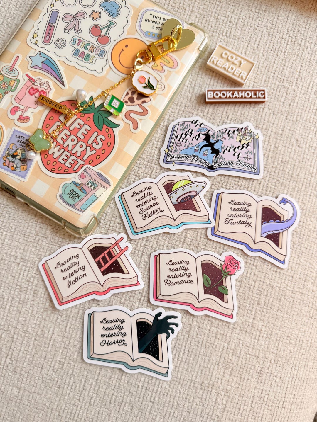 Bookish Sticker Kindle Sticker Book Lover Sticker Sticker for Book ...