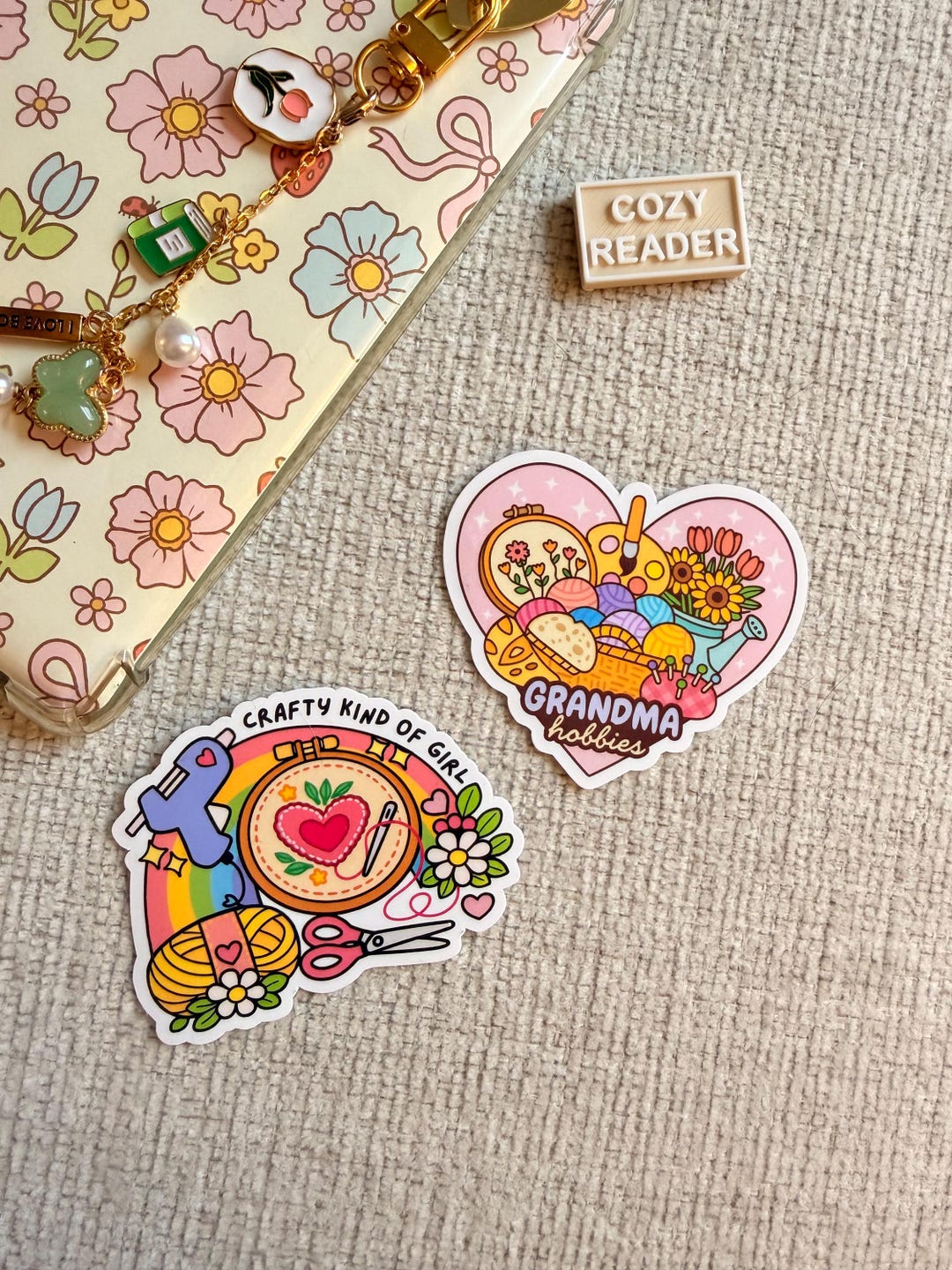 Grandma Hobby Sticker Crafty Girl Sticker Lover Sticker Book Sticker ...
