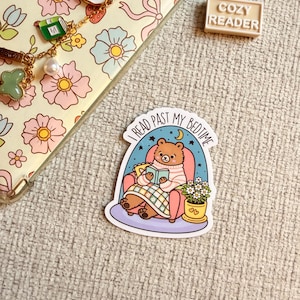 Cozy Cottagecore Bookish Sticker Pack Kindle Sticker Bundle Book Lover Sticker Bookworm Sticker E‑Reader Sticker Aesthetic Trendy Sticker Bild 5