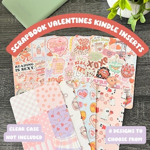 Valentines Day Kindle Insert|Kindler Inserts|Kindle Accessory|Kindle Paperwhite|Kindle Sticker|Kindle Stickers|Kindle Case|Kindle Clear Case