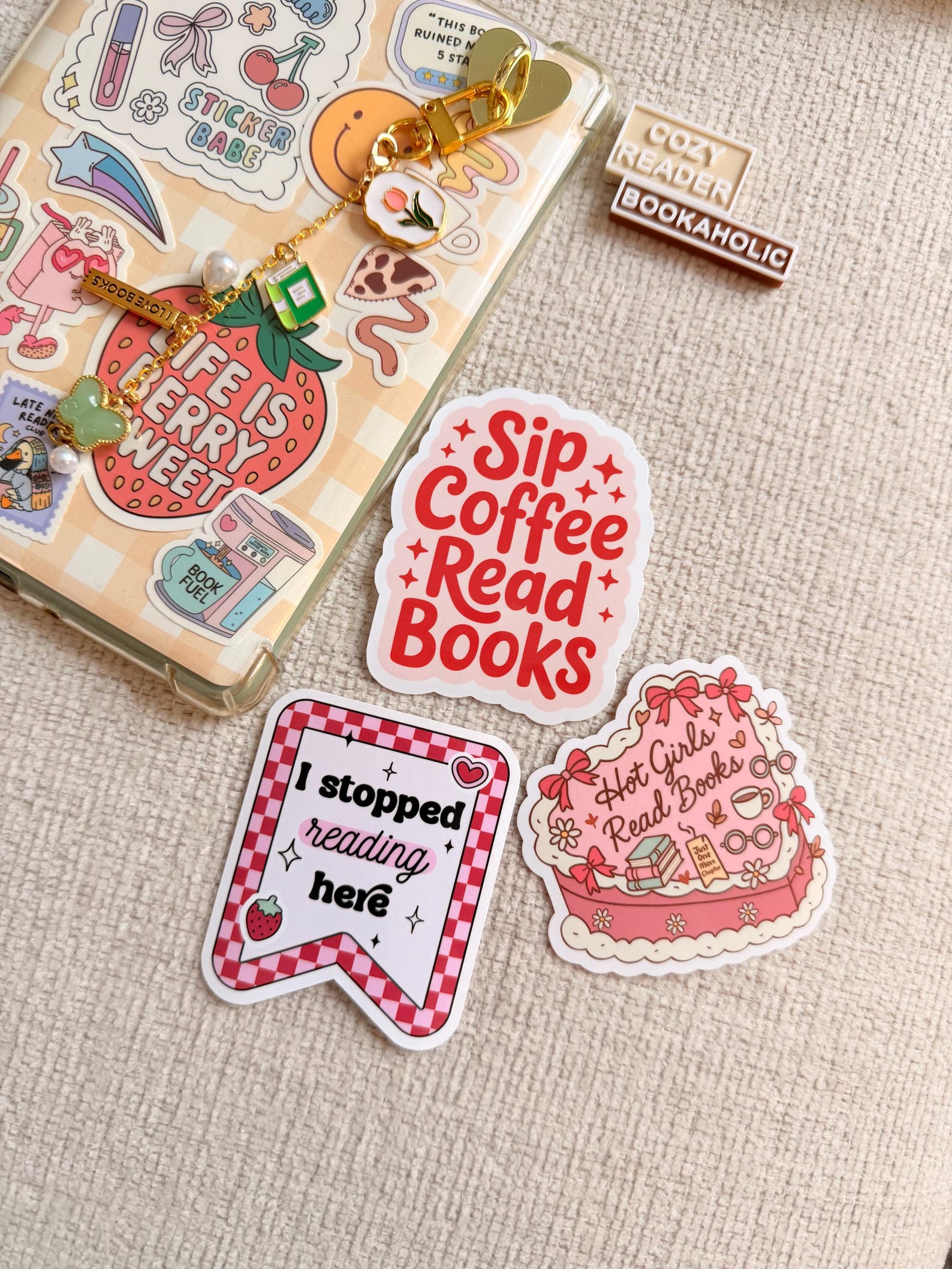 Funny Bookish Stickers Book Sticker Pack Girly Bookish Bundle Bookworm ...