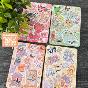 Scrapbook Kindle Insert Decorative Cardstock for Clear Case Covers ...