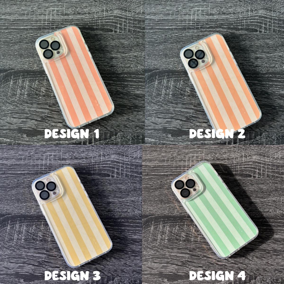 Phone Case Insert Striped Cardstock Phone Case Insert iPhone Accessory for Clear Cases ...