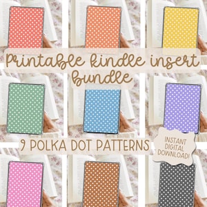 Digital Kindle Insert,Printable Insert,Kindle Accessory,Kindle Case,Digital Download,Instant Download,Insert,Kindle Cover Insert,Case Insert