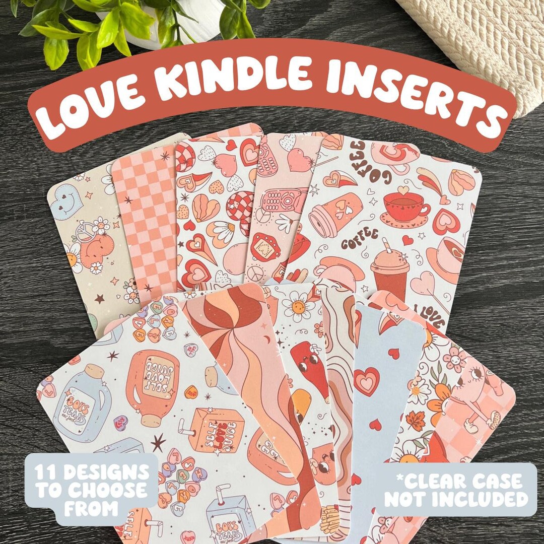 Self Love Kindle Insert Cardstock Insert for Clear Case Covers Positive ...