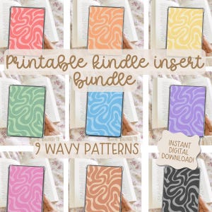 Digital Kindle Insert,Printable Insert,Kindle Accessory,Kindle Case,Digital Download,Instant Download,Insert,Kindle Cover Insert,Case Insert