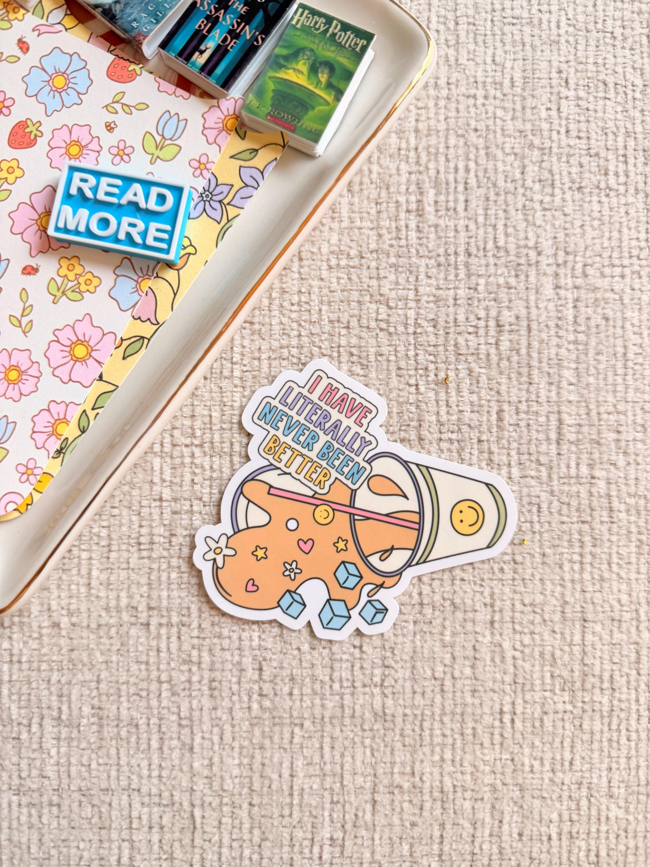 Funny Positive Mental Health Sticker Pack,sarcastic Humor Stickers ...