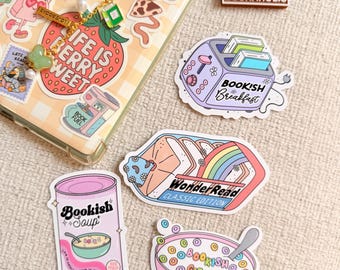 Funny Bookish Stickers Book Sticker Pack Slow Burn Sticker Enemies to Lovers Kindle Sticker Book Lover Sticker Sticker for Book Lover