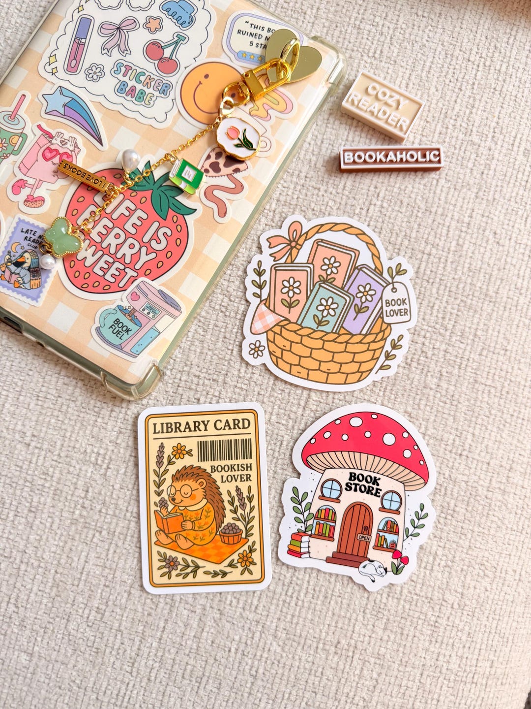 Bookish Sticker Pack Kindle Sticker Bundle Book Lover Sticker Sticker ...