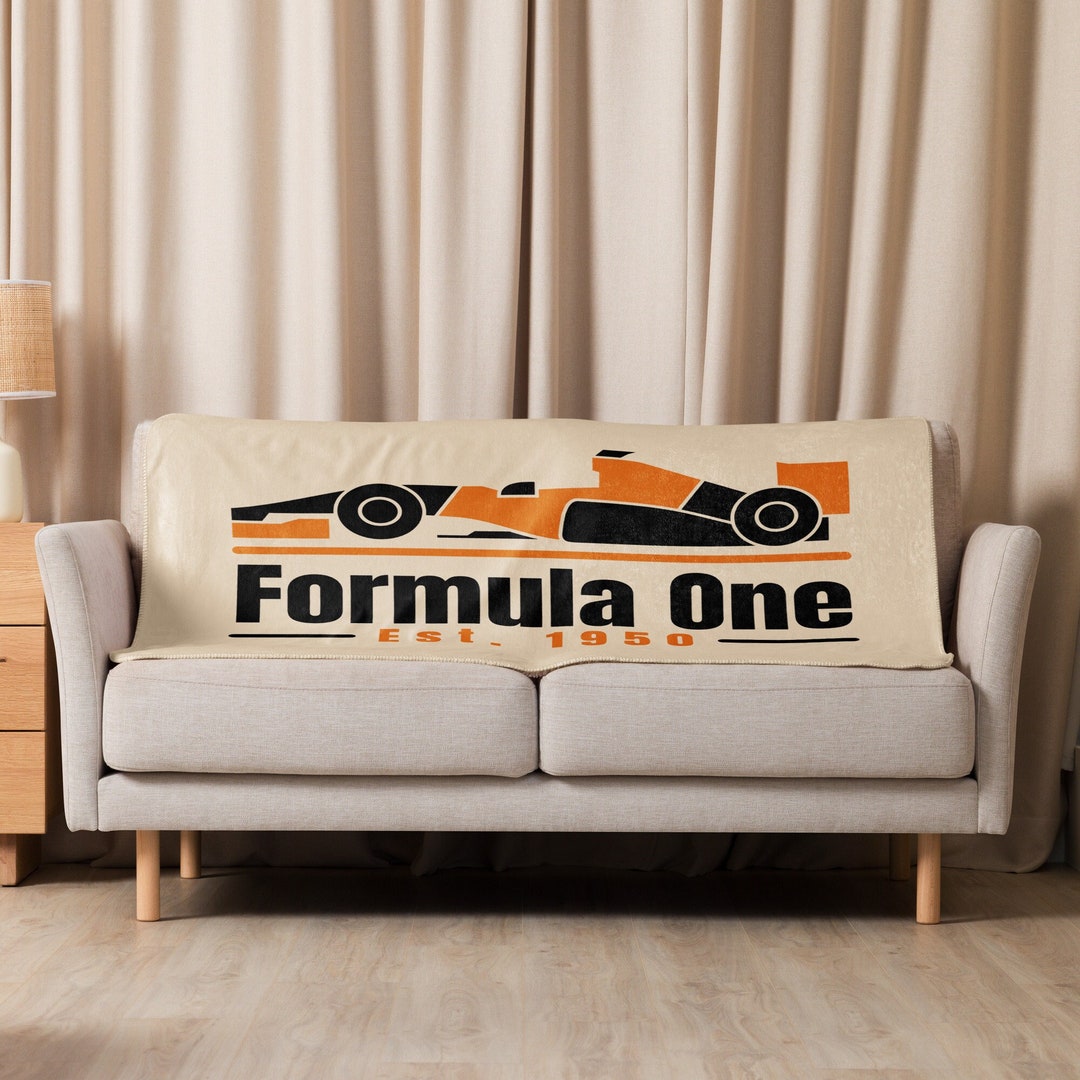 F1 Throw Blanket Formula 1 Quilt Racing Blanket Formula Etsy