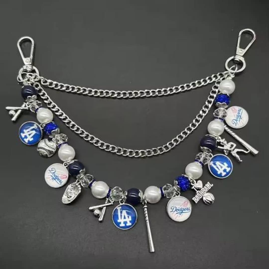 Multi-strand Baseball Chain With Charms for Purses and Keys. Los ...
