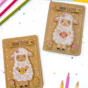Osterkarte Druckvorlage Ostergeschenk PDF_Geschenkidee für Ostern_Osterkarten basteln_Druckvorlage_Mitbringsel_Ostergeschenk