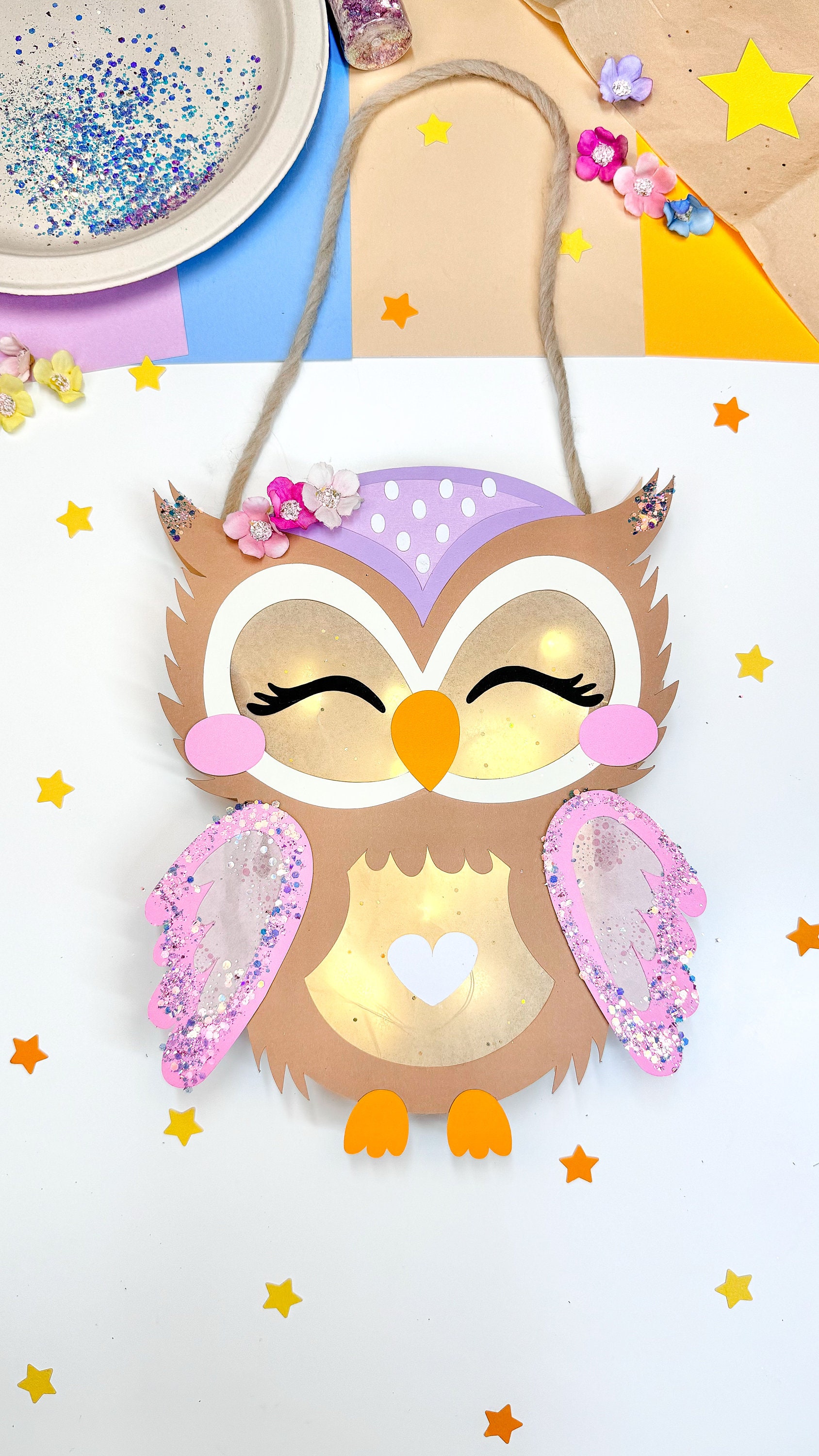 owl-lantern-craft-template-pdf-svg-dxf-cute-glitter-owl-lantern-can-be-crafted-with-or-without-a-plotter-cricut-silhouette-owl-lantern-template-etsy