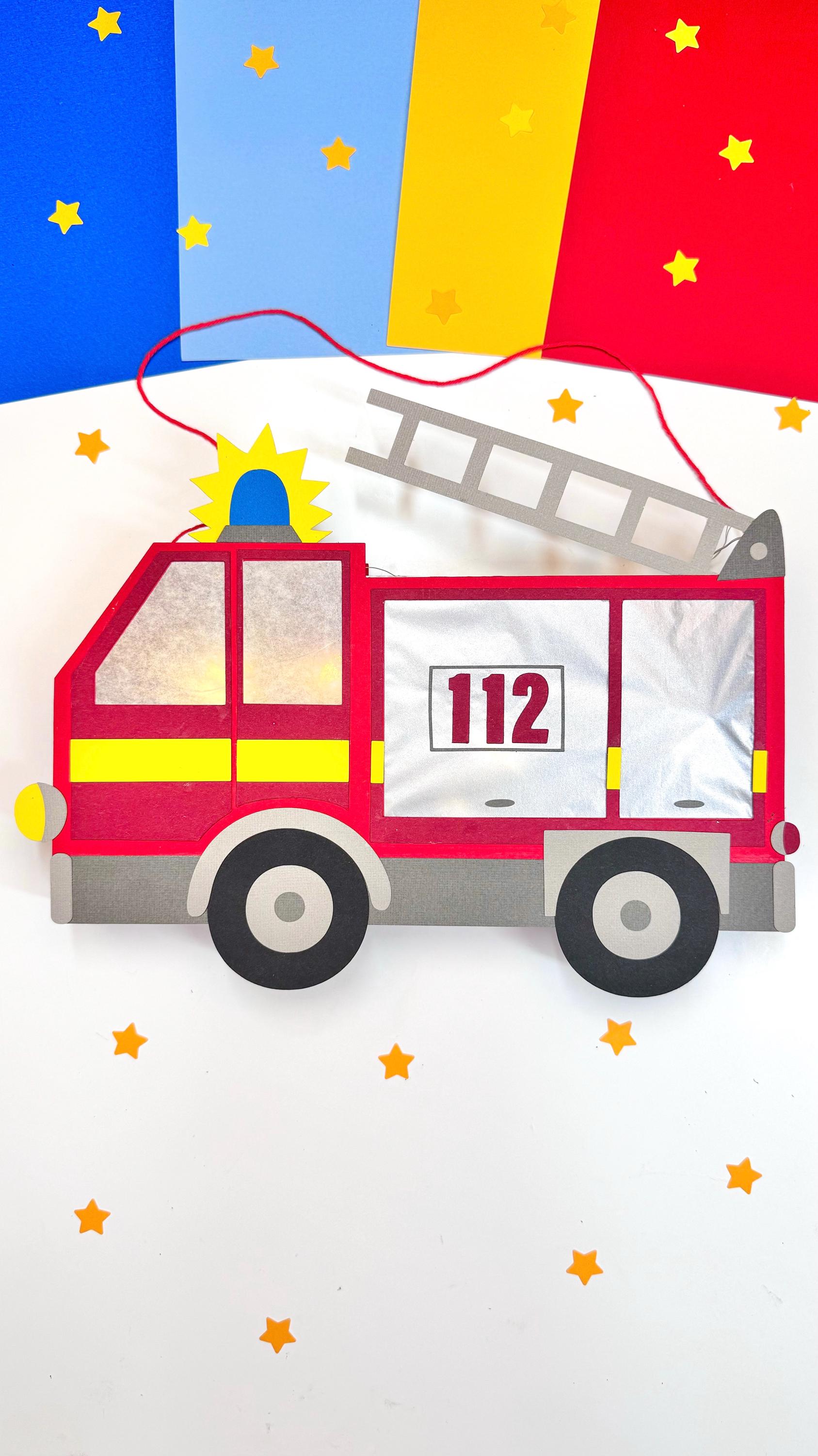 Fire Truck Lantern Craft Template_ PDF/SVG/DXF Plotter File_ Crafting a  Fire Truck Lantern_ Crafting With or Without a Plotter Possible_ Lantern  Craft - Etsy, image size:1687x3000