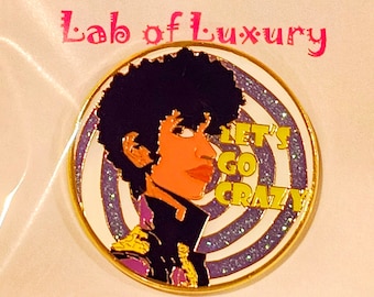 Volvamos locos con la insignia del pin esmaltado Prince