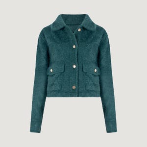 Versatile Style: Our Wool Jacket for Every Occasion, Loose-Fit.