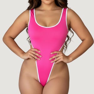 Body sexy de corte alto para mujer: eleva tu atuendo en 3 colores disponibles.