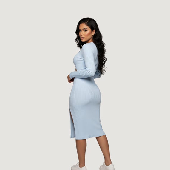 long sleeve spandex dress Maxi Dress V-Neck Long Sleeves Lycra Spandex Casual Prom Dresses
