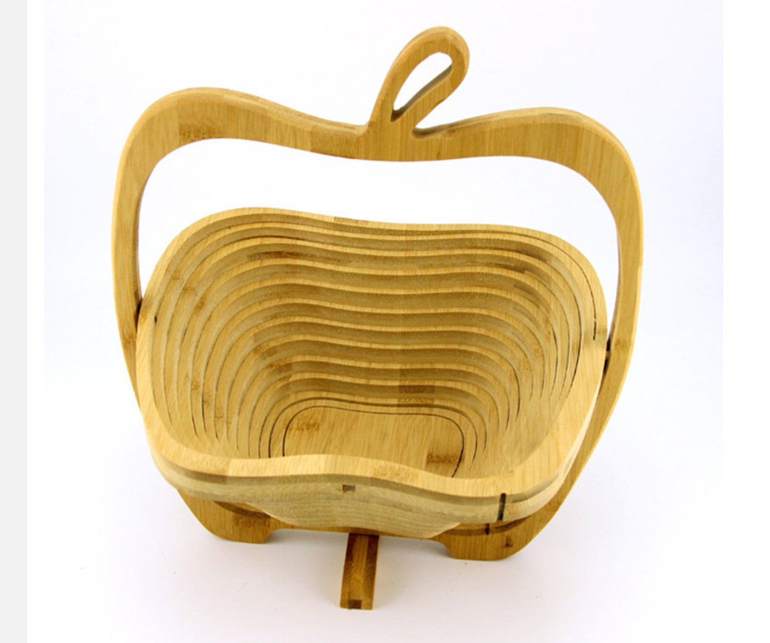 Apeeling Wooden Folding Fruit Basket Etsy