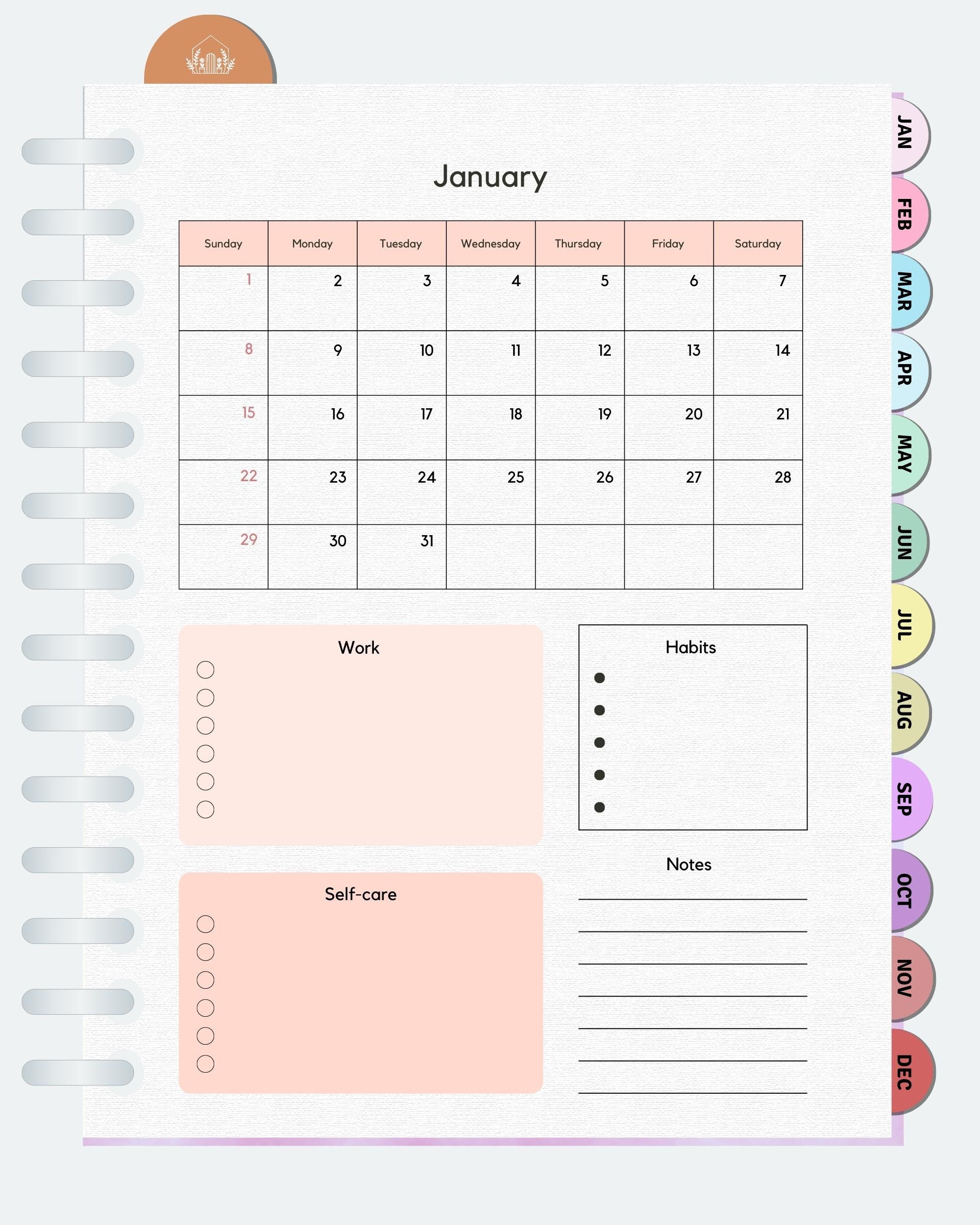 2023 Digital Planner Etsy