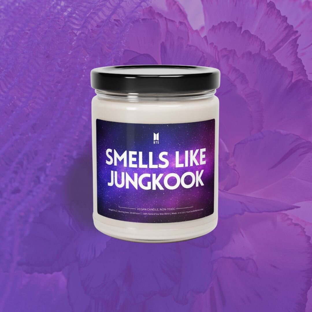 Smells Like BTS Jungkook Candle Gift for BTS Fan Bangtan Etsy