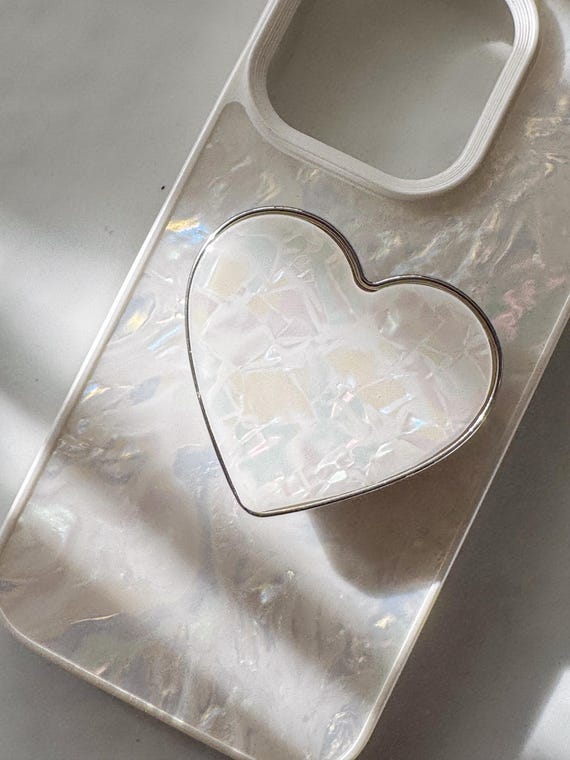 Phone Grip Holder Magnetic Phone Grip Resin Griptok Opal Phone