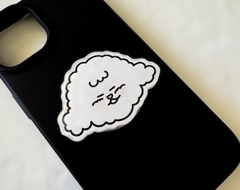 MagSafe Phone Grip Holder Magnetic phone Griptok Phone Accessory Dog Phone holder Kawaii Gift DogLover phone Puppy phone Maltipoo
