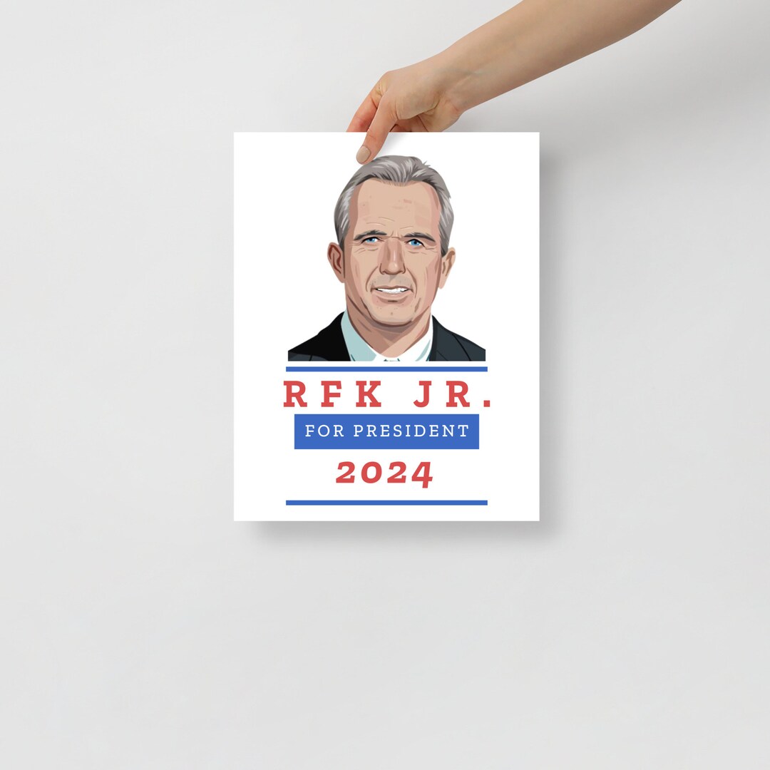 RFK Jr for President 2024 Poster, Kennedy 24 President Poster, Robert F