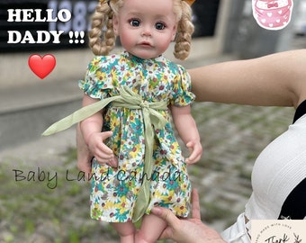 Sue Sue Doll, Reborn Doll, Realistic Baby, Real, Life like baby,  Baby Toddler , Gift for Christmas, 3D Painting Doll