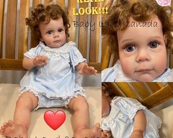 Reborn Doll, Newborn, Life Like Doll, Gift for Kids, Gift for Christmas, Reborn Toddler, Collectible art doll, 22 inches