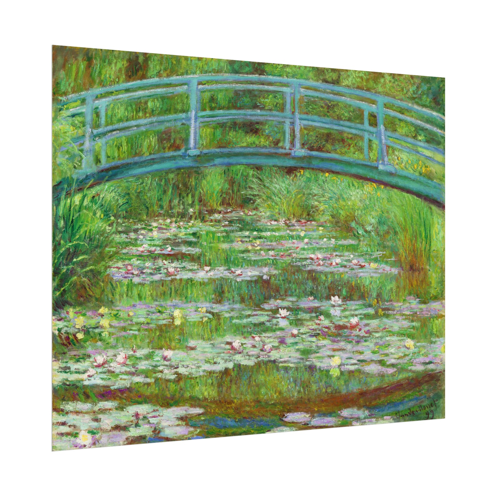 Plus-Plus Monet The Japanese Footbridge – Set 350 Pezzi Per Mosaico E Arte Astratta Da Parete