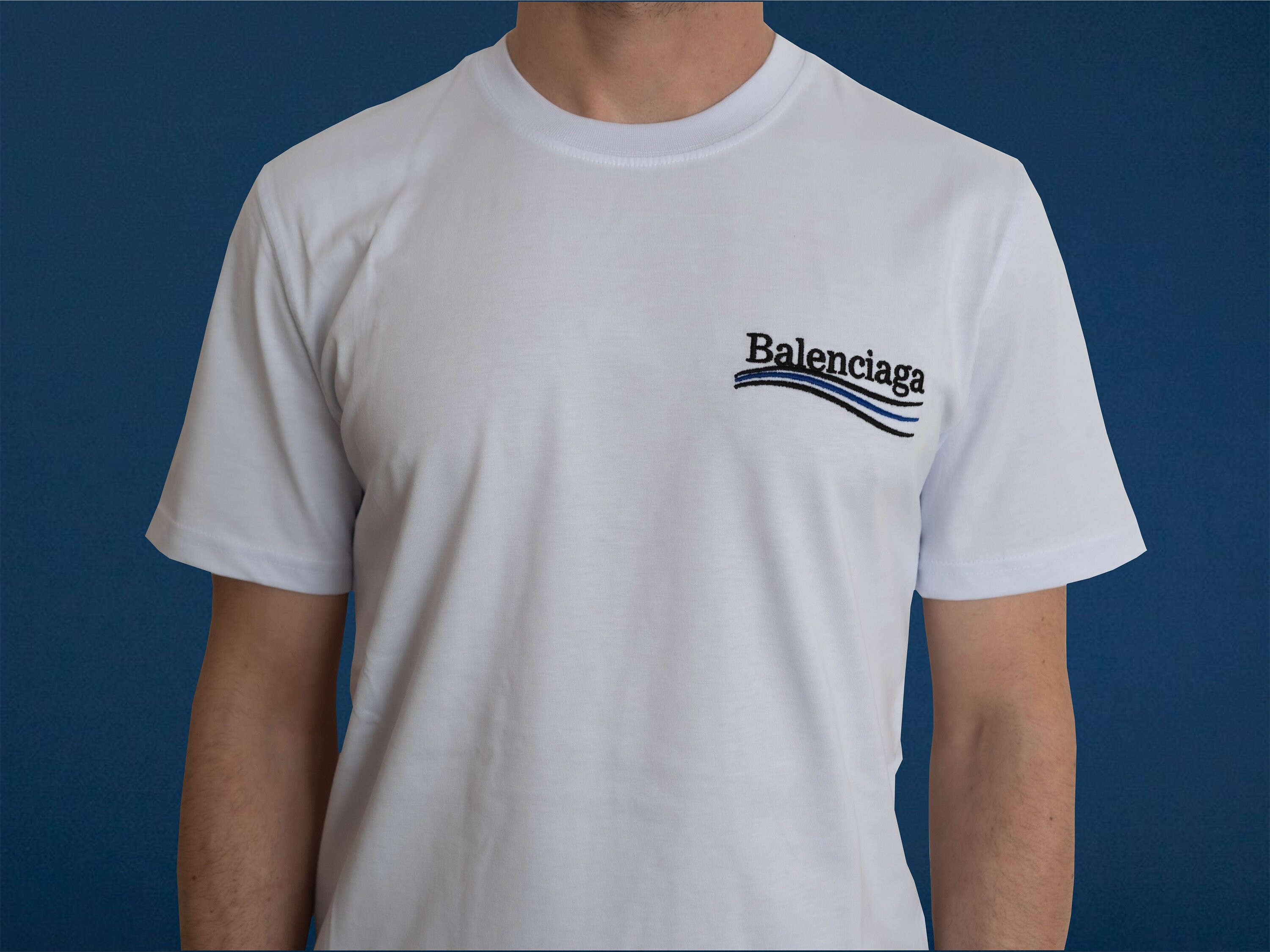 Balenciaga shirt original vs AAA replica How to spot good fake Balenciaga  tee shirt  YouTube