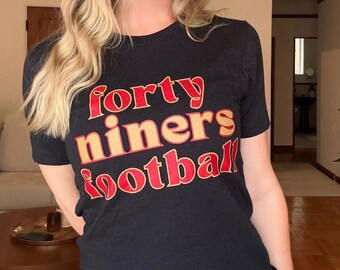 San Francisco Niners Shirt | 49ers Football T-shirt | SF Football Gameday Shirt | Niner Gang Shirt