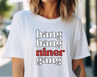 San Francisco Niners Shirt | 49ers Football T-shirt | SF Football Gameday Shirt | Niner Gang Shirt
