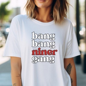 San Francisco Niners Shirt | 49ers Football T-shirt | SF Football Gameday Shirt | Niner Gang Shirt