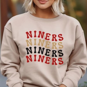 Sudadera de los San Francisco Niners / 49ers Football Crewneck / SF Football Gameday Sudadera / Niner Gang