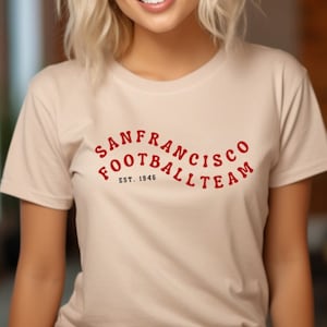 San Francisco Niners Shirt | 49ers Football T-shirt | SF Football Gameday Shirt | Niner Gang Shirt
