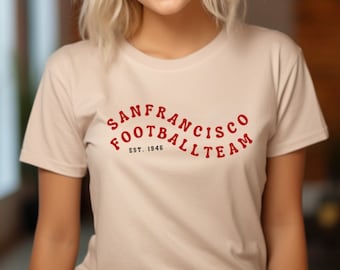 San Francisco Niners Shirt | 49ers Football T-shirt | SF Football Gameday Shirt | Niner Gang Shirt