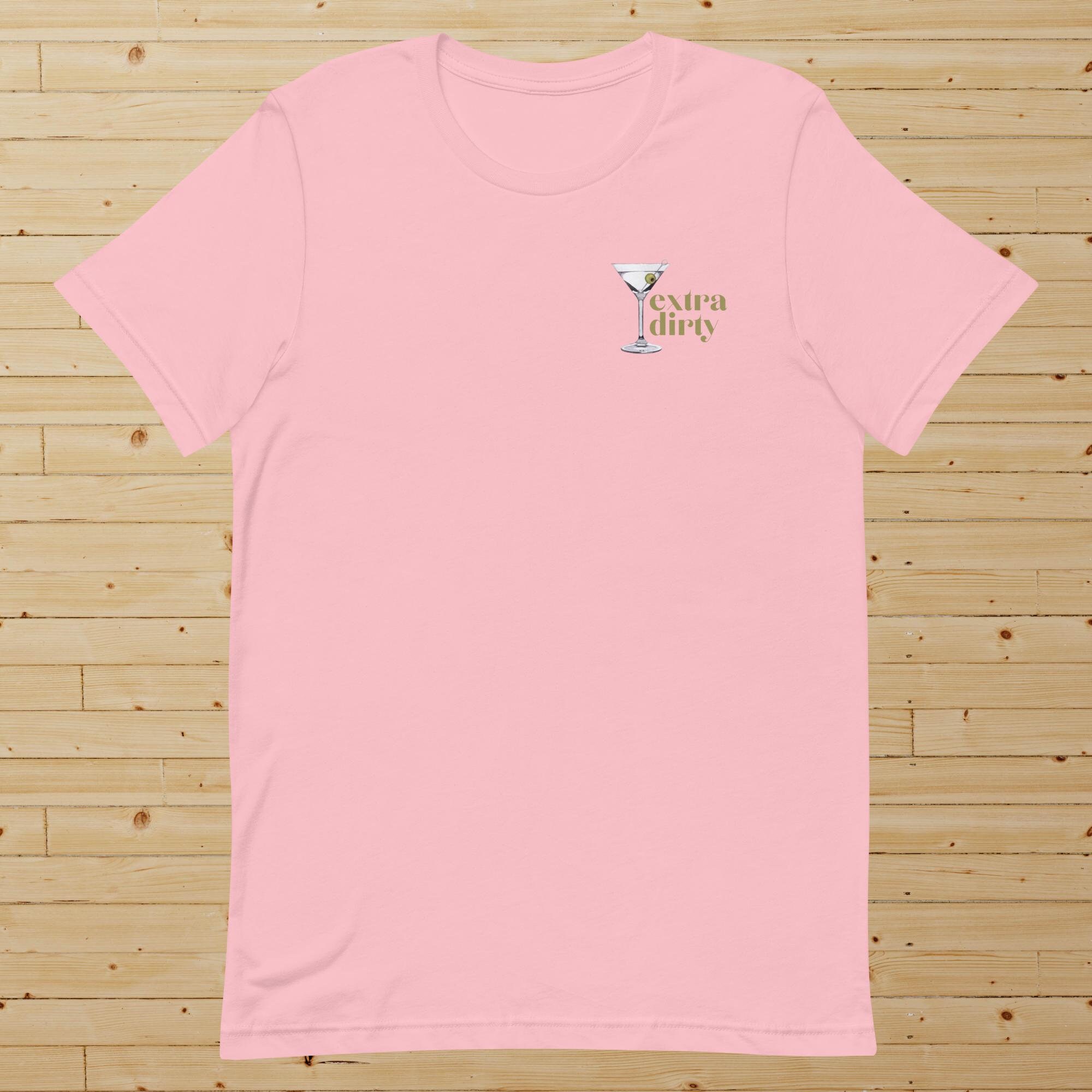 Ultra Soft PInk Extra Dirty Martini Graphic Top main image 0