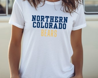 Nördliches Colorado Shirt | Bären der Universität von Nord-Colorado | Nord-Colorado Merch | UNC Bären | Unisex T-Shirt