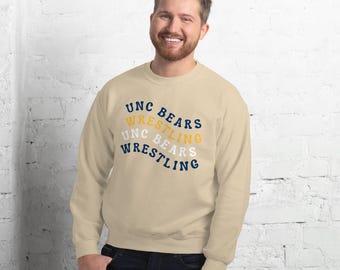 Nord-Colorado Kapuzenpullover | Universität von Nord-Colorado Bären Wrestling | Nord-Colorado Merch | UNC Bären | Unisex Sweatshirt