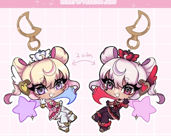 Dokiwatch Juno 2.5 Inch Double Sided Acrylic Charm | Overwatch 2