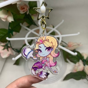 League of Legends Prestige Space Groove Nami Chibi 2.5 inch Acrylic Keychain