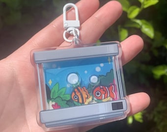 Frutiger Aero Aquarium Lamp 2.5 inch Acrylic Shaker Charm