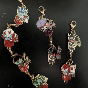 TFA Transformers Animated Hard Enamel Metal Keychains [Series 1]